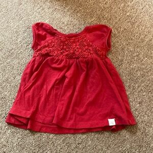 Burt's Bees Baby 0-3 month red dress